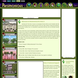 Free Sims 3: Furniture, Clothing, Worlds, Patterns, Walls, Floors, Houses