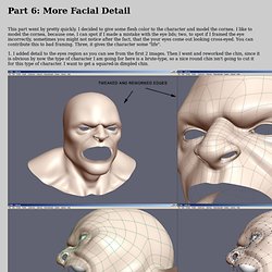 Part 6: More Facial Detail