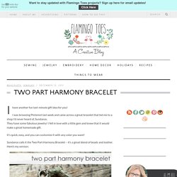 Two Part Harmony Bracelet & Flamingo Toes