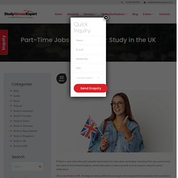 Part-Time Jobs during Your Study in the UK