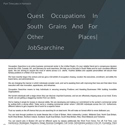 Quest Occupations In South Grains And For Other Places