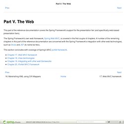 Part V. The Web
