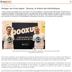 Partager ses livres papier : Booxup, le Airbnb des bibliothèques