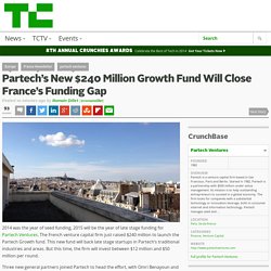 Partech’s New $240 Million Growth Fund Will Close France’s Funding Gap