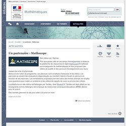 Un partenaire : Mathscope - Mathématiques - Éduscol