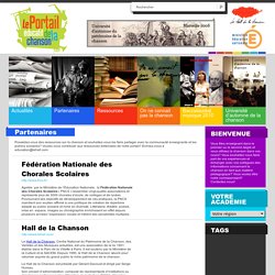 Partenaires « Chansons-education.fr