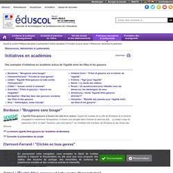 EDUSCOL Initiatives en académies