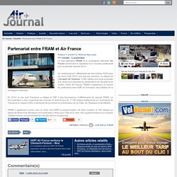 Partenariat entre FRAM et Air France