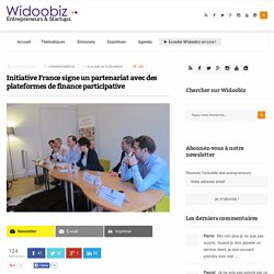 Initiative France signe un partenariat avec des plateformes de finance participative
