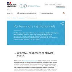 Partenariats institutionnels