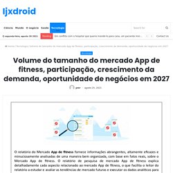 Volume do tamanho do mercado App de fitness, participação, crescimento da demanda, oportunidade de negócios em 2027 – Ijxdroid
