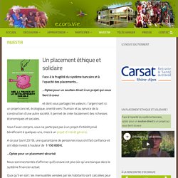 Habitat groupé participatif Ecoravie - Ecolieu à Dieulefit (26)