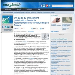 Un guide du financement participatif présente la réglementation du crowdfunding en France