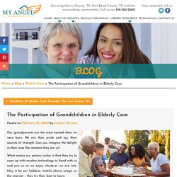 The Participation of Grandchildren in Elderly Care