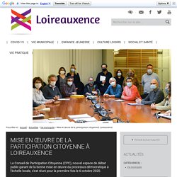 Mise en œuvre de la participation citoyenne à Loireauxence