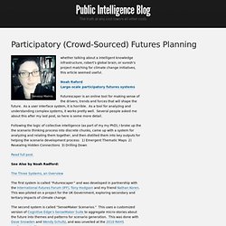 Participatory (Crowd-Sourced) Futures Planning