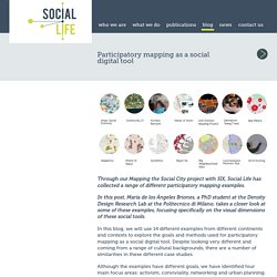Participatory mapping as a social digital tool