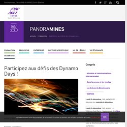 Participez aux défis des Dynamo Days ! - Panoramines