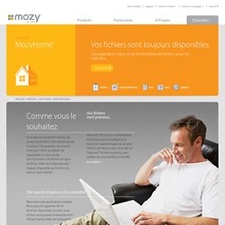 Sauvegarde de Fichiers pour les particuliers > Fonctionnalités |Mozy.fr