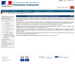 D - Perles et bijoux / Section Particuliers / Douanes / Accueil - Portail de l'Etat en Polynésie française
