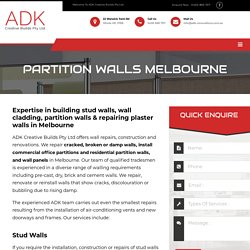 Partition Walls Melbourne - ADK Creative Builds Pty Ltd