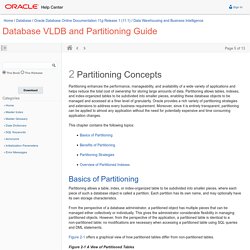 Partitioning Concepts