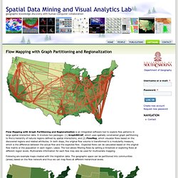 Flow Mapping with Graph Partitioning and Regionalization