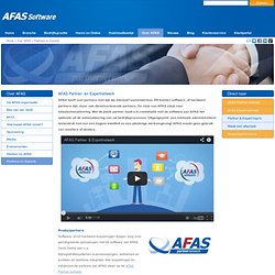 Partnernetwerk - AFAS Software