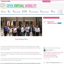 Partner Meeting in Rome - OpenVM: Open Virtual Mobility