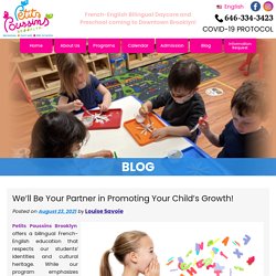 We’ll Be Your Partner in Promoting Your Child’s Growth!