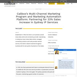 Partnering for 33% Sales Increase in Sydney IP Services