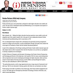 Purdue Partners With Indy Company - Inside INdiana Business