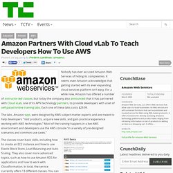 Amazon Partners With Cloud vLab To Teach Developers How To Use AWS