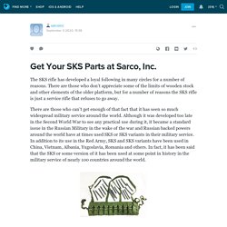 Get Your SKS Parts at Sarco, Inc.: sarcoinc — LiveJournal