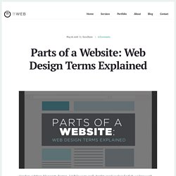 Parts of a Website: Web Design Terms Explained