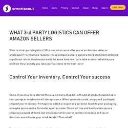 WHAT 3rd PARTY LOGISTICS CAN OFFER AMAZON SELLERS