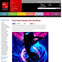 Party Poster Design with CorelDraw