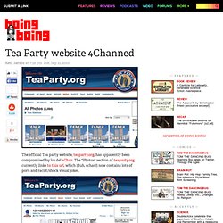 Tea Party website 4Channed