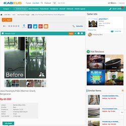 Jual Jasa Pasang & Poles Marmer Granit, Bergaransi