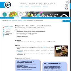 La pascaline : de la machine à la tablette numérique — Séquence cycle 2