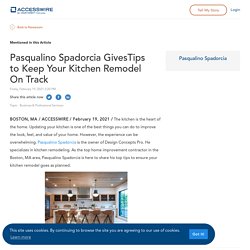 Pasqualino Spadorcia GivesTips to Keep Your Kitchen Remodel On Track