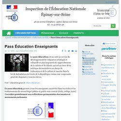 Pass Éducation Enseignants