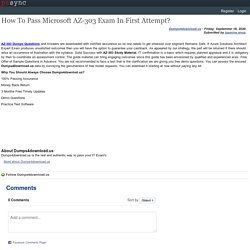 100% Free Microsoft AZ-303 Exam Sample Questions