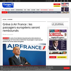 Grève à Air France : les passagers européens seront remboursés