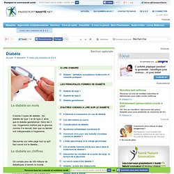 PasseportSanté.net: Diabète – Prévention - Traitement – Complications – Diète