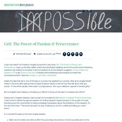 Grit: The Power of Passion & Perseverance