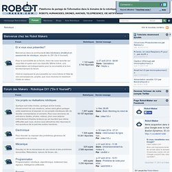 Robotix.fr - News et tutoriels sur la robotique : électronique, intelligence artificielle, etc.