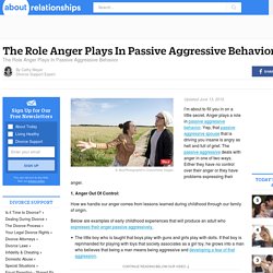 Passive Aggressive Anger