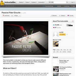 Passive Filter Circuits