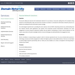"Passive Network Solutions